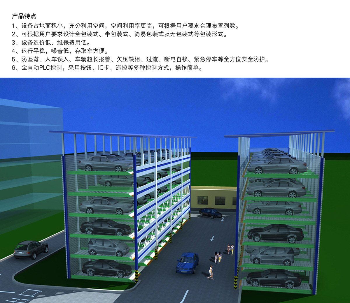 贵州PSH6六层升降横移类机械式立体停车设备产品特点.jpg